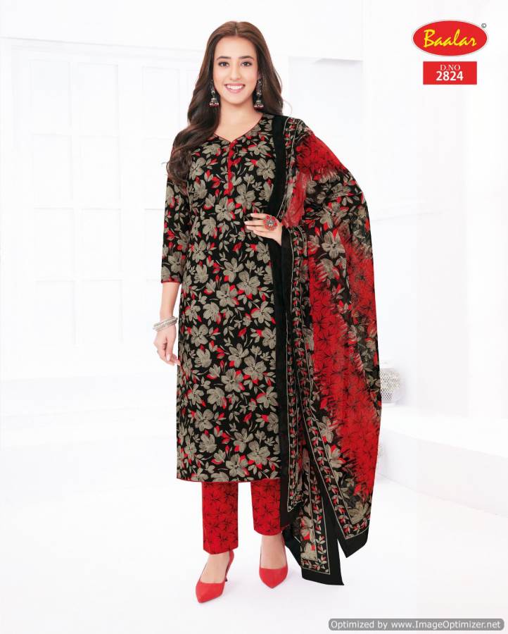 Zaara Vol 28 By Baalar Printed Cotton Kurti With Bottom Dupatta Wholesale Price In Surat
